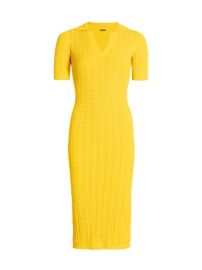 Shop Adam Lippes Short Sleeve Polo Dress at Saks Fifth Avenue