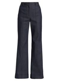 Shop Adam Lippes Wide-Leg Denim Pants at Saks Fifth Avenue