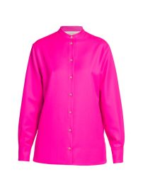 Shop Agnona High-Low Button-Front Blouse at Saks Fifth Avenue