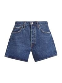 Shop Agolde Parker High-Rise Denim Shorts at Saks Fifth Avenue