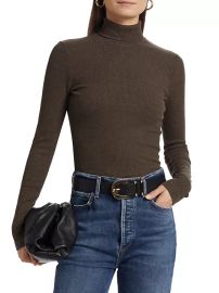 Shop Agolde Pascale Rib-Knit Turtleneck at Saks Fifth Avenue