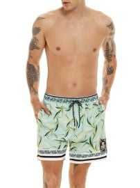 Shop Agua Bendita Diving Into Freams Joe Floral Swim Trunks at Saks Fifth Avenue