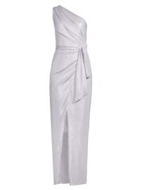 Shop Aidan by Aidan Mattox One-Shoulder Column Gown at Saks Fifth Avenue