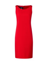 Shop Akris Boatneck Silk Sheath Dress at Saks Fifth Avenue