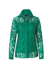 Shop Akris Lace Blouse at Saks Fifth Avenue