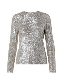 Shop Akris Sequined Silk Jersey Tee at Saks Fifth Avenue