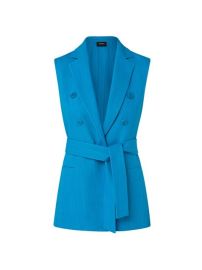 Shop Akris Tailored Tie-Waist Vest at Saks Fifth Avenue