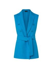 Shop Akris Tailored Tie-Waist Vest at Saks Fifth Avenue