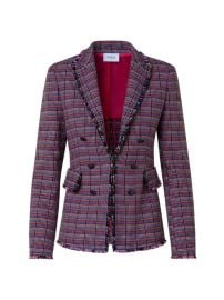 Shop Akris punto Checkered Double-Breasted Blazer at Saks Fifth Avenue