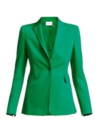 Shop Akris punto One-Button Stretch Wool Blazer at Saks Fifth Avenue