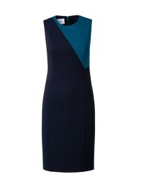 Shop Akris punto Sleeveless Colorblocked Shift Dress at Saks Fifth Avenue