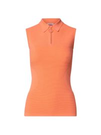 Shop Akris punto Sleeveless Knit Quarter-Zip Top at Saks Fifth Avenue