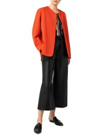 Shop Akris punto Virgin Wool Casual Coat at Saks Fifth Avenue