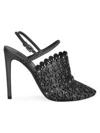 Shop Alaa Laser Cut Leather Slingback Pumps at Saks Fifth Avenue