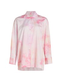 Shop Alejandra Alonso Rojas Tie-Dye Oversized Shirt at Saks Fifth Avenue