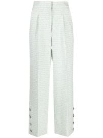 Shop Alessandra Rich wide-leg tweed trousers with Express Delivery - at Farfetch