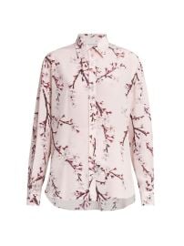 Shop Alexander McQueen Cherry Blossom Silk Shirt at Saks Fifth Avenue