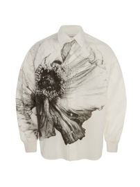 Shop Alexander McQueen Floral Print Button-Down Shirt at Saks Fifth Avenue