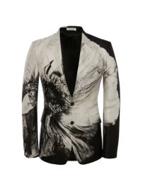 Shop Alexander McQueen Flower Print Sport Jacket at Saks Fifth Avenue