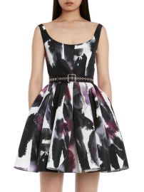 Shop Alexander McQueen Graf Belted Day Dress at Saks Fifth Avenue