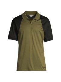 Shop Alexander McQueen Harness Colorblock Polo Shirt at Saks Fifth Avenue