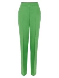 Shop Alexander McQueen High-Waisted Cigarette Pants at Saks Fifth Avenue