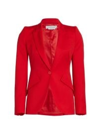 Shop Alexander McQueen One-Button Blazer at Saks Fifth Avenue