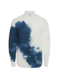 Shop Alexander McQueen Storm Printed Long-Sleeve Shirt at Saks Fifth Avenue