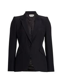 Shop Alexander McQueen Tailored Peak-Lapel Jacket at Saks Fifth Avenue