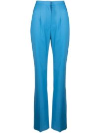 Shop Alexander McQueen high-waisted wool trousers with Express Delivery - at Farfetch