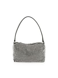 Shop Alexander Wang Medium Heiress Rhinestone Mesh Pouch at Saks Fifth Avenue