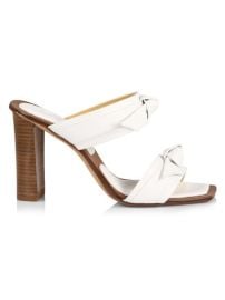 Shop Alexandre Birman Clarita Padded Leather Block-Heel Sandals at Saks Fifth Avenue