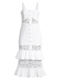 Shop Alexis Lyssa Tiered Ruffle Lace Dress at Saks Fifth Avenue