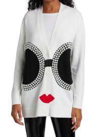 Shop Alice  Olivia Bradford Wool Stacey Cardigan at Saks Fifth Avenue