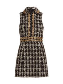 Shop Alice  Olivia Ellis Tweed Minidress at Saks Fifth Avenue