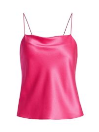 Shop Alice  Olivia Harmon Drapey Slip Camisole at Saks Fifth Avenue