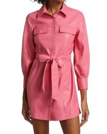 WornOnTV: Pink leather shirtdress on The Chi | Clothes and Wardrobe from TV