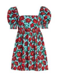 WornOnTV: Amanda’s blue floral print square neck dress on The Talk ...