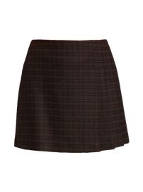 Shop Alice  Olivia Semira Pleated Mini Skirt at Saks Fifth Avenue