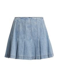 Shop Alice Olivia Carter Denim Skirt at Saks Fifth Avenue