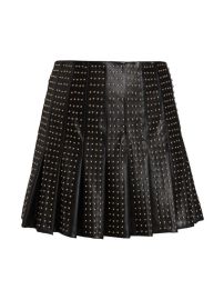 Shop Alice Olivia Carter Vegan Leather Miniskirt at Saks Fifth Avenue