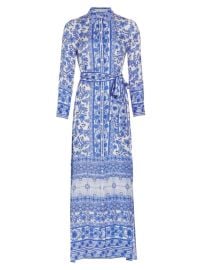 Shop Alice Olivia Chassidy Belted Floral Maxi Dress at Saks Fifth Avenue