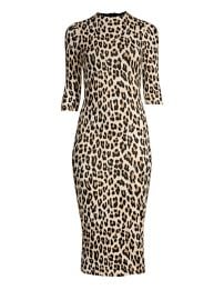 Shop Alice Olivia Delora Leopard Bodycon Dress at Saks Fifth Avenue