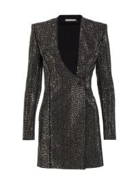 Shop Alice Olivia Guenda Crystal-Embellished Minidress at Saks Fifth Avenue