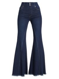 Shop Alice Olivia High-Rise Bell-Bottom Jeans at Saks Fifth Avenue