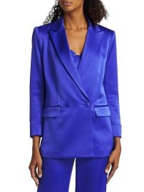 Shop Alice Olivia Justin Satin Blazer at Saks Fifth Avenue