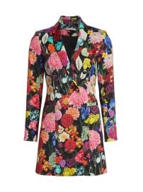 Shop Alice Olivia Latoya Blazer Minidress at Saks Fifth Avenue