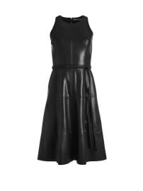 Shop Alice Olivia Leandra Vegan Leather Midi-Dress at Saks Fifth Avenue