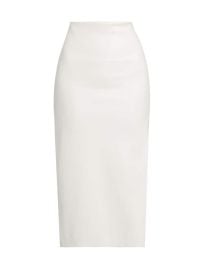 Shop Alice Olivia Maeve Vegan Leather Slip Skirt at Saks Fifth Avenue