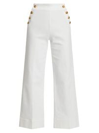 Shop Alice Olivia Narin High-Rise Stretch Flare Crop Jeans at Saks Fifth Avenue